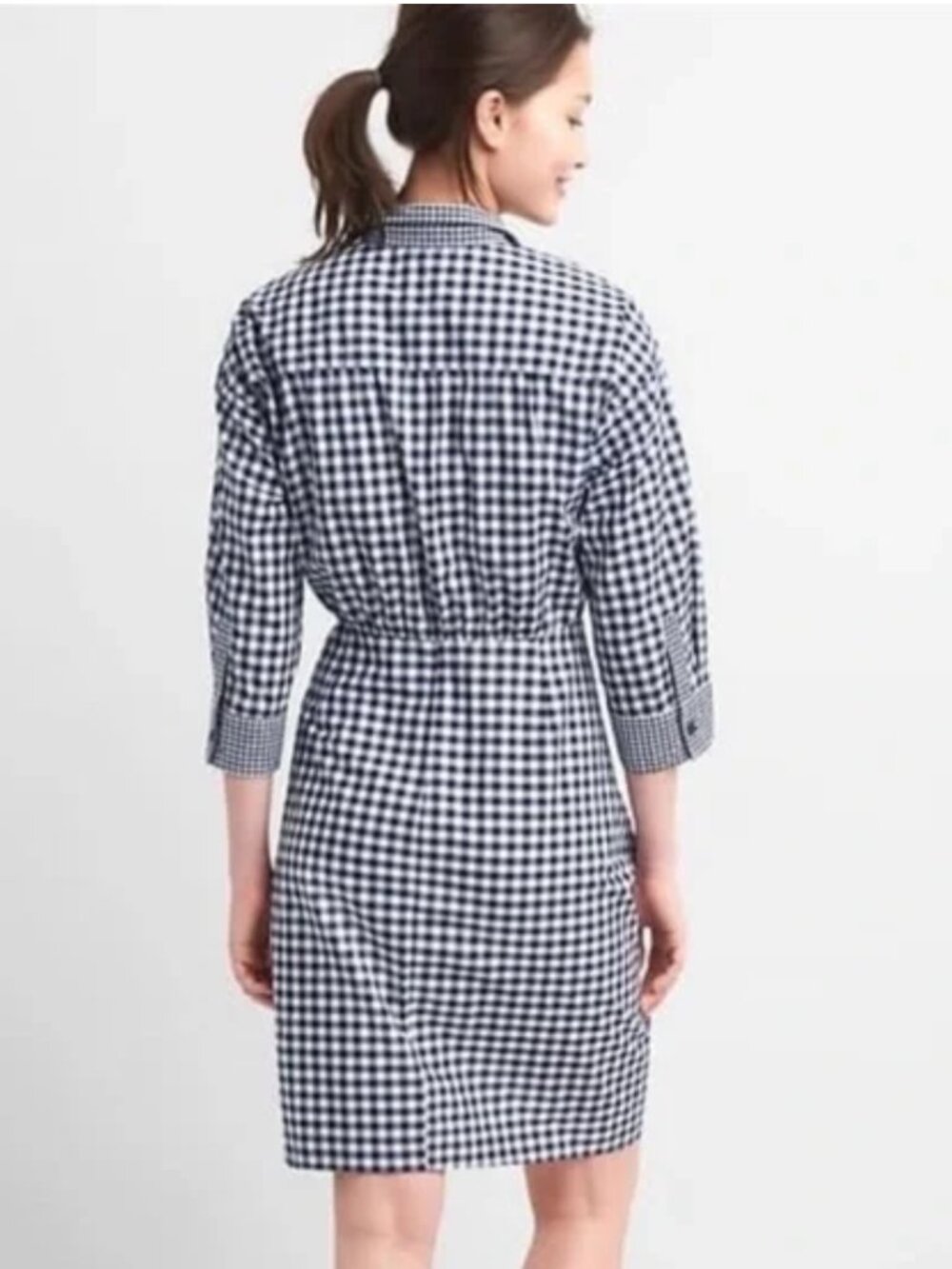 Gap x Sarah Jessica Parker Gingham Dress Size M - Picture 6 of 10